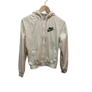 Nike windrunner jacket white Y2K women's running size small